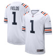 Men's Justin Fields Chicago Bears 2021 NFL Draft First Round Pick Alternate Classic Game Jersey - White
