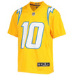 Justin Herbert Los Angeles Chargers Youth Inverted Team Game Jersey - Gold