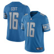 Men's Jared Goff Detroit Lions Vapor Limited Jersey - Blue