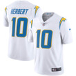 Men's Justin Herbert Los Angeles Chargers Vapor Limited Jersey - White