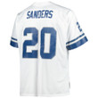 Men's Barry Sanders Detroit Lions Mitchell &amp; Ness Big &amp; Tall 1996 Retired Player Replica Jersey - White