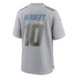 Men's Justin Herbert Los Angeles Chargers Atmosphere Fashion Game Jersey - Gray