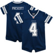 Men's Dak Prescott Dallas Cowboys Infant Game Jersey Romper - Navy