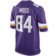 Men's Randy Moss Minnesota Vikings Game Retired Player Jersey - Purple