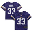 Men's Dalvin Cook Minnesota Vikings Toddler Player Game Jersey - Purple