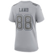 CeeDee Lamb Dallas Cowboys Women's Atmosphere Fashion Game Jersey - Gray