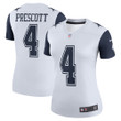 Dak Prescott Dallas Cowboys Women's Color Rush Legend Player Jersey - White