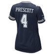 Dak Prescott Dallas Cowboys Women's Game Team Jersey - Navy
