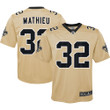 Tyrann Mathieu New Orleans Saints Youth Inverted Game Jersey - Gold