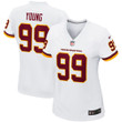 Chase Young Washington Football Team Women's Game Player Jersey - White