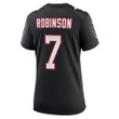 Bijan Robinson Atlanta Falcons Women's Alternate Game Jersey - Black