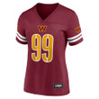 Women's Chase Young Burgundy Washington Commanders Game Time Player Jersey