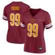 Women's Chase Young Burgundy Washington Commanders Game Time Player Jersey