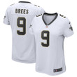 Drew Brees New Orleans Saints Women's Game Player Jersey - White