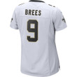 Drew Brees New Orleans Saints Women's Game Player Jersey - White