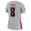 Kyle Pitts Atlanta Falcons Women's Inverted Legend Jersey - Gray