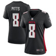 Kyle Pitts Atlanta Falcons Women's 2021 NFL Draft First Round Pick Player Game Jersey - Black