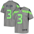 Russell Wilson Seattle Seahawks Youth Inverted Team Game Jersey - Gray