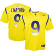 Matthew Stafford Los Angeles Rams Youth Inverted Game Jersey - Gold