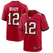 Men's Tom Brady Tampa Bay Buccaneers Game Player Jersey - Red