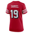 Deebo Samuel San Francisco 49ers Women's Alternate Game Jersey - Scarlet