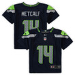 Men's DK Metcalf Seattle Seahawks Toddler Game Jersey - Navy