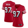 Nick Bosa San Francisco 49ers Women's Alternate Game Jersey - Scarlet