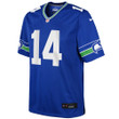 DK Metcalf Seattle Seahawks Youth Throwback Player Game Jersey - Royal
