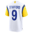 Men's Matthew Stafford Los Angeles Rams Alternate Player Game Jersey - White