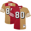 Jerry Rice San Francisco 49ers Mitchell &amp; Ness Youth Split Legacy Jersey - Scarlet/Gold