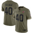 Men's Pat Tillman Arizona Cardinals 2022 Salute To Service Retired Player Limited Jersey - Olive