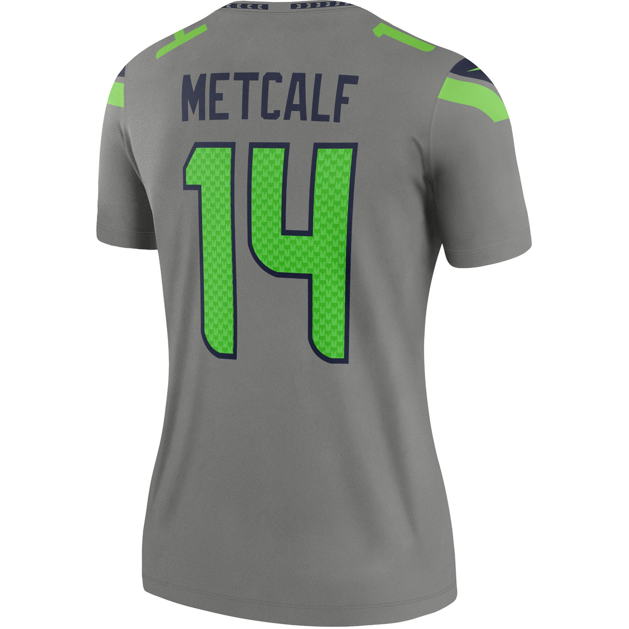 DK Metcalf Seattle Seahawks Women's Inverted Legend Jersey - Gray
