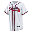 Men's Ozzie Albies Atlanta Braves Home Replica Player Name Jersey - White
