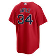 Men's David Ortiz Boston Red Sox Alternate Replica Player Jersey - Red