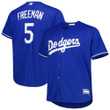 Men's Freddie Freeman Los Angeles Dodgers Big &amp; Tall Replica Player Jersey - Royal