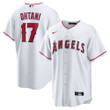 Men's Shohei Ohtani Los Angeles Angels Home Replica Player Name Jersey - White