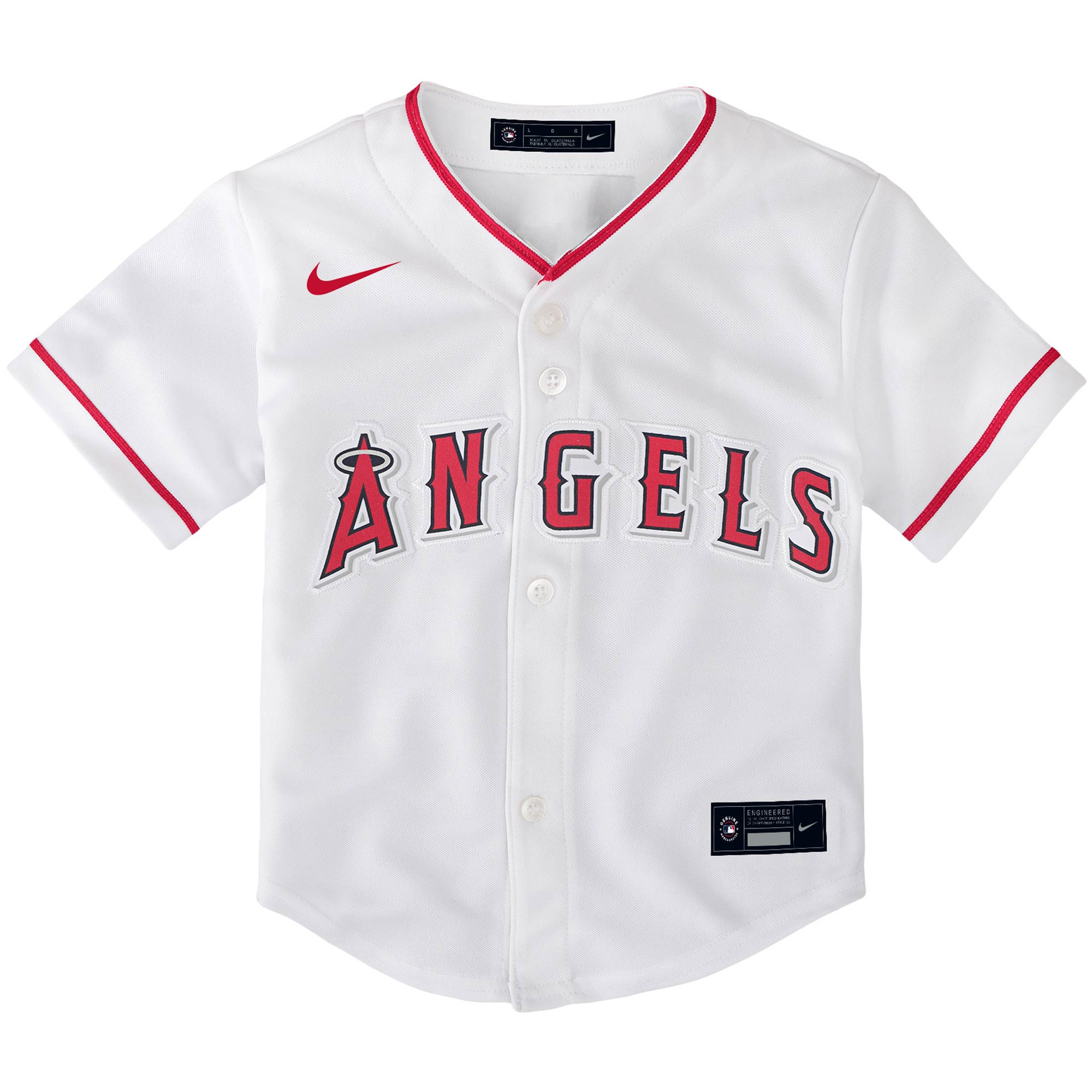 Men's Mike Trout Los Angeles Angels Toddler Home Replica Player Jersey - White