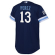 Salvador Perez Kansas City Royals Youth 2022 City Connect Replica Player Jersey - Navy
