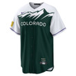 Men's Kris Bryant Colorado Rockies City Connect Replica Player Jersey - White/Forest Green
