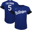 Freddie Freeman Los Angeles Dodgers Youth City Connect Replica Player Jersey - Royal