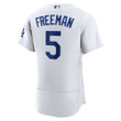 Men's Freddie Freeman Los Angeles Dodgers Authentic Player Jersey - White