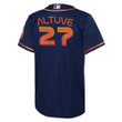 Jose Altuve Houston Astros Youth 2022 City Connect Replica Player Jersey - Navy