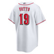 Men's Joey Votto Cincinnati Reds Home Replica Player Name Jersey - White