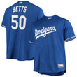 Men's Mookie Betts Los Angeles Dodgers Majestic Big &amp; Tall Replica Player Jersey - Royal