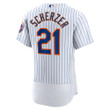 Men's Max Scherzer New York Mets Home Authentic Player Jersey - White