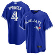 Men's George Springer Toronto Blue Jays Alternate Replica Player Jersey - Royal
