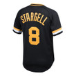 Willie Stargell Pittsburgh Pirates Mitchell &amp; Ness Youth Cooperstown Collection Mesh Batting Practice Jersey - Black