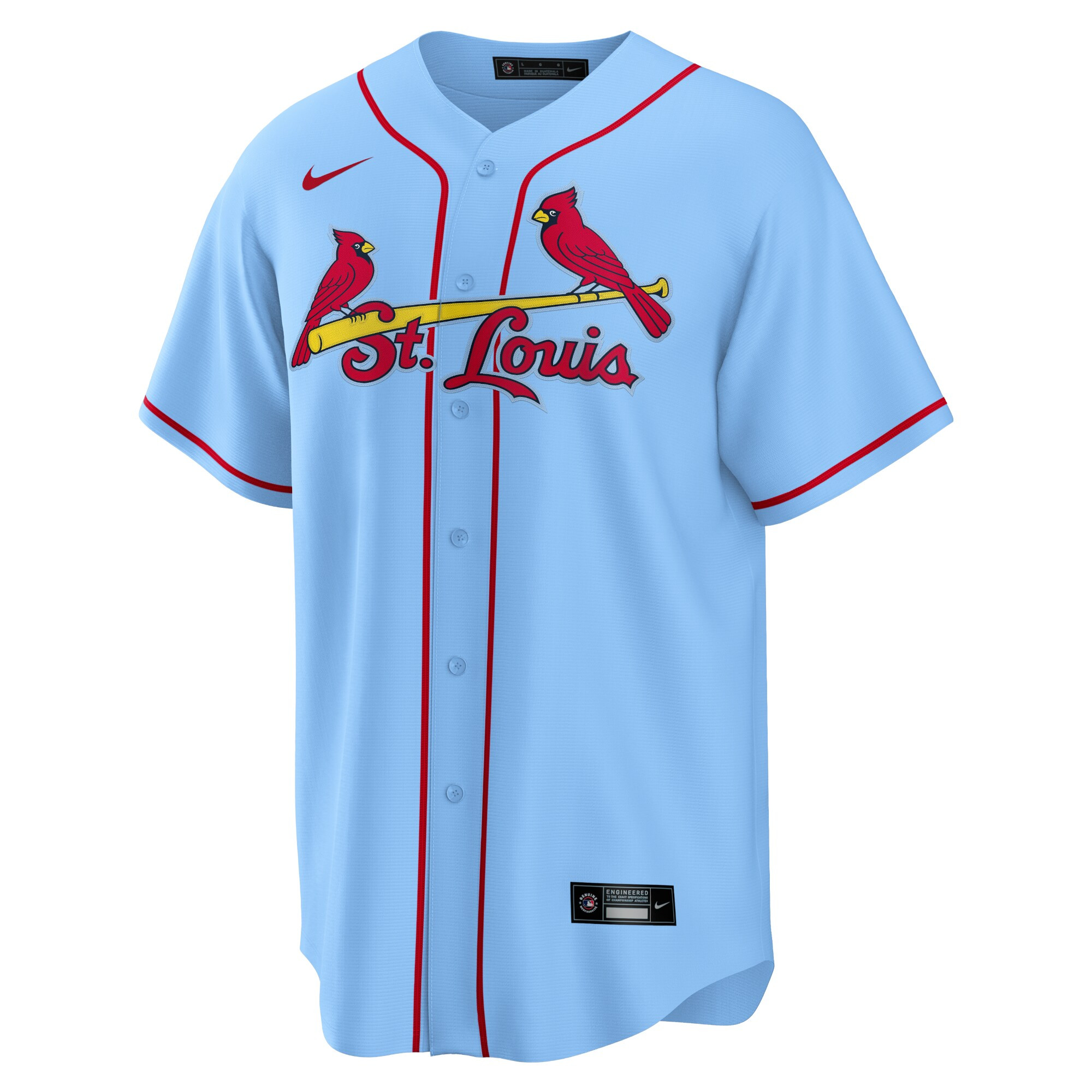 Men's Paul Goldschmidt St. Louis Cardinals Alternate Replica Player Name Jersey - Light Blue