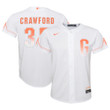 Brandon Crawford San Francisco Giants Youth City Connect Replica Player Jersey - White