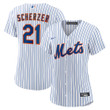 Max Scherzer New York Mets Women's Home Replica Player Jersey - White